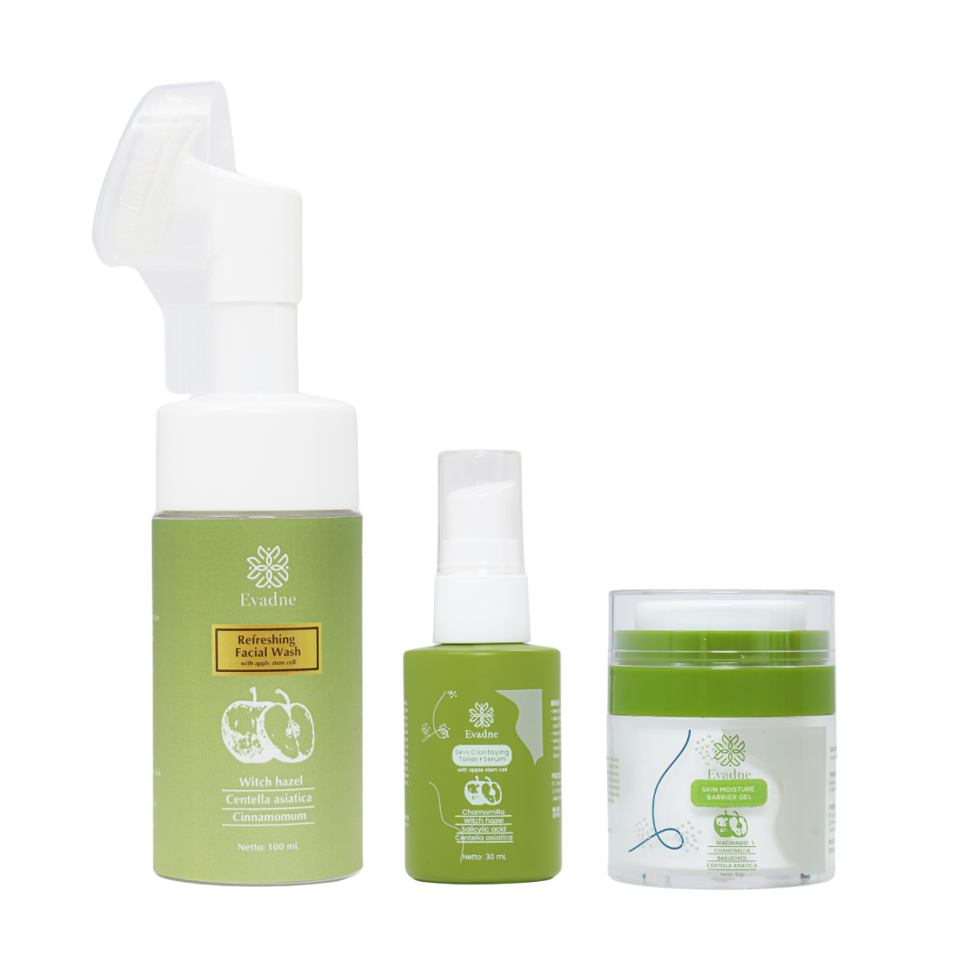 [3PCS] EVADNE Glowing Healthy Skin Set